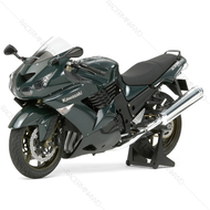 TAMIYA 21082 1/12 Kawasaki ZZR1400 Pearl Meteor Gray (Finished Model) โมเดลสำเร็จรูปทามิย่าแท้