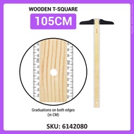 [WESTSTAR]  Wooden Ruler T Square / T Ruler / Pembaris kayu  / Drawing Ruler/ T Square 90cm / 105cm