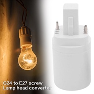 Fireproof G-24 To E27 Screw Mount Adapter Safe PBT Material, Fireproof. DIY Lighting Projects