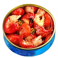 【DFIRE MALL】Spicy Crayfish Tail Seafood Cooked Instant Canned Food 100g*2 cans