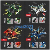 Sembo Ninja Thunder Swordsman FighterDragon 4in1 AssortedDesignToysforKidsMainanBuildingBlock积木玩具S86