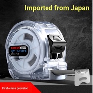 Japan Imported Steel Tape Measure 5M 7.5M 10M Ruler Stainless Steel 5M Tape Measure Box Ruler Tape M