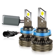 Roadsun หลอดไฟ H11ไฟหน้ารถมอเตอร์ไซค์แบบ LED 2x 200W 26000LM พลังงานสูงไฟรถยนต์ H9 H8ไฟตัดหมอกอัตโนม