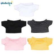 DABEIYA 20CM Doll T-shirt Dollhouse Accessories Mini Changing Dressing Game Cotton Stuffed