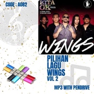 Pendrive Lagu MP3 KOLEKSI LAGU KUMPULAN WINGS ROCK KAPAK  (USB Flash Drive Lagu MP3) A082 VOL 2