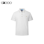 G2000 Non-Iron Pure Cotton Shirt Collar Polo Tee with Logo