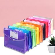 A4/A5 Horizontal File Bag Waterproof 6 Colors Portable Organizer/Beg Fail Melintang A4/A5 Tahan Air 