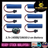 RC Battery 14500/18650 3.7V 1300mah lipo Rechargeable Battery Remote Control Car