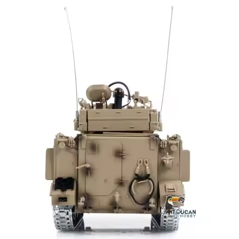 US Stock 1/16 RC Panzer Tongde Remoted Tank M2412-A M113A1 MRV Recoil Fire Flashing 320 Turret Rotat