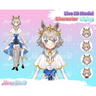 Make Your Streaming More Attractive with Vtuber Anime Character Live2D Model, 2D Animation, Vtuber I