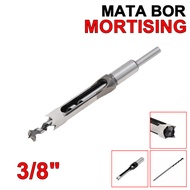 MATA 3/ Drill Bit 8 Inch Chisel Mortising Drill HSS Square 9.5mm Wood Chisel Drill Bit 3/8"