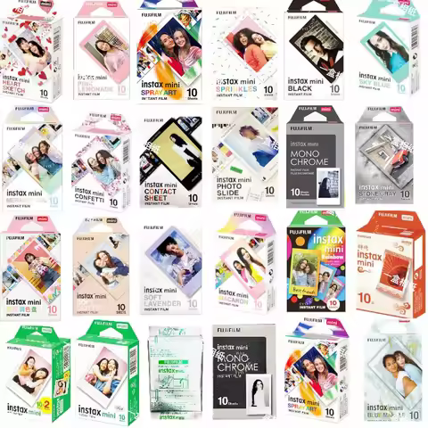 New Fujifilm Instax Mini Film Fujifilm Instax Mini 12 11 13 8 9 Color Film For 40 50s 50i 90 Link 25