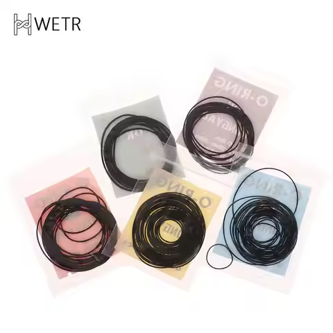 1Pack 0.5/0.6/0.7/0.8/0.9mm Watch O-Ring Waterproof Rubber Watch Back Cover Gaskets O Ring Repair Wa