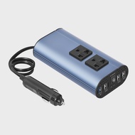 European socket Double receptacle 4USB 500W DC12V To AC 220V Modified Frequency Inverter Ports Car A
