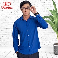 Áo sơ mi nam màu vàng pastel, hiệu cao cấp Amazing, dáng body slim fit, không túi, style Hàn Quốc