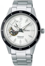 นาฬิกาข้อมือผู้ชาย SEIKO Presage Style60's Automatic รุ่น SSA423J ขนาดตัวเรือน 40.8 มม.ตัวเรือน สาย สแตนเลสสตีล Stainless steel สีเงิน สำรองพลังงานได้ถึง 41 ชม.
