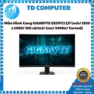 Gigabyte GS27FC2 gaming monitor (27in / FHD / VA / 240Hz / 1ms / Curved) - Genuine distributor