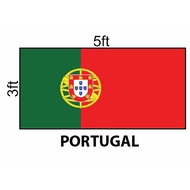 Portugal Flag 3x5ft, Bendera Portugal 3x5ft, Polyester