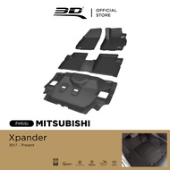 3D Mats พรมปูพื้นรถยนต์ MITSUBISHI Xpander  2019 - 2025 พรมกันลื่น พรมกันนํ้า พรมรถยนต์