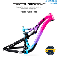 【好康】Lexon碳纖維登山車架 AM級全登山車越野軟尾避震29寸自行車車架