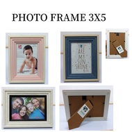PHOTO FRAME WOODEN FRAME ACETATE PLASTIC COVER 3X5 (YY8145-3X5)