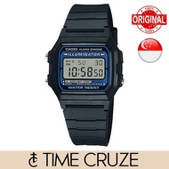 [Time Cruze] Casio F105W-1A Digital Black Resin Strap Army Men Women Kids Watch F-105W-1ADF F-91 F10