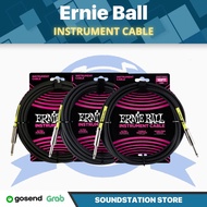 Ernie Ball PVC Straight to Straight Instrument Cable - Jack Cable