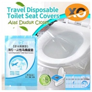 Closet Seat Cover Plastic Toilet Seat Cover Travel Disposeble Seat Covers Anti-Bacterial Bidet