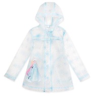 🩷 全新正版 Disney 冰雪奇緣 Frozen 艾莎安娜 兒童透明連帽雨衣 Elsa Anna 女童雨褸