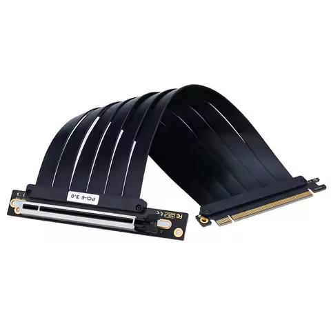 PCIE 3.0 X16 Riser Cable Video Card EMI Shielded High-Speed Flexible Extender PCI Express Adapter PC