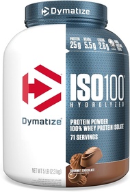 Sữa Tăng cơ DYMATIZE ISO 100 HYDROLYZED - 5lbs - PROTEIN THỦY PHÂN 100% HẤP THỤ TỐI ĐA