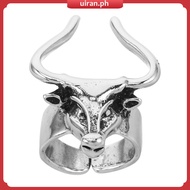 1Silver Metal Vintage Ox for Sewing Statement uiran