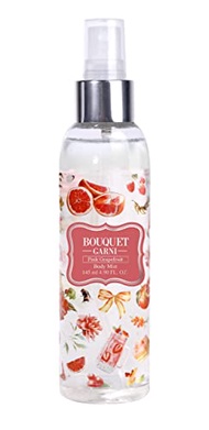 Bouquet Garni Body Spray Pink Grapefruit - Vitamin E Long Lasting Deep Moisturizing Fragrance Mist f