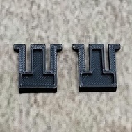 ULEIVA 1 Pair (2 Pieces) Replacement Keyboard Feet Black Compatible with Logitech MK250 Keyboard Rep
