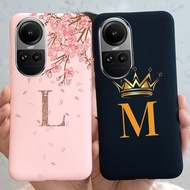 OPPO Reno 10 Pro Reno10 Pro 5G 2023 Phone case silicone Crown Letter pattern Cover for OPPO casing for  Reno10pro  5G