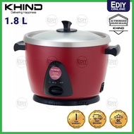 Khind Anshin Rice Cooker RC118M RC-118M - Random Color (10 Cups) Periuk Nasi 电饭锅 【BOX + BUBBLE】