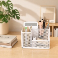 Office Desktop Shelf Pen Holder Storage Multifunctional Stationery Simple Grid Multifunctional Stora