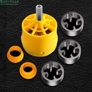 PVC Pipe Threader Kit with 1/2In 3/4 In 1 Inch Dies Pipe Threader Pipe Round Die