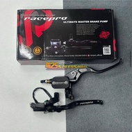 Racepro Axial 14mm Brake Master Cylinder Set Right Kiri Includes Tube and Rearview Mirror Bracket