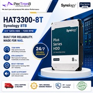 Synology HAT3300-8T 8TB 3.5" SATA NAS Hard Drive – 7200RPM CMR HDD for Synology NAS Systems