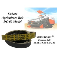 Kubota Harvester belt for DC-60 Model Mitsuboshi