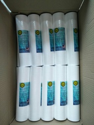 ยกลัง 25 ไส้ 5 ไมครอน ไส้กรองหยาบ pp ไส้กรองน้ำ ขนาด 10 นิ้วเส้นผ่านศูนย์กลาง 2.5 นิ้ว ของ เครื่องกร