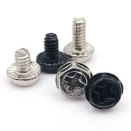 25pcs Black Silver 6-32x5/6/8mm Pc Case Power Supply Psu Hard Drive Motherboard Phillips Mount Fix S