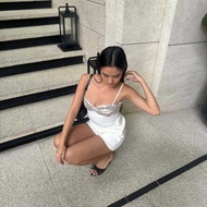 Shimmer top in Taupe (พร้อมส่ง)