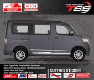 sticker mobil luxio sticker mobil daihatsu luxio stiker mobil luxio keren sticker variasi body mobil