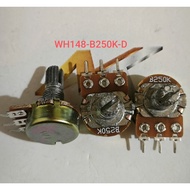 (Combo of 5) Single WH148 B250K Potentiometer - Potentiometer (combo)