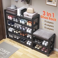 Shoe Rack With Seat Shoe Rack Cabinet Shoe Rack Shoe  Metal Shoe Rack Shoe Stool Multi Layer Shoe Shelf  Seat Bench Door Shoe Rack