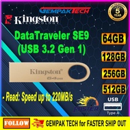 Kingston DataTraveler SE9 G3 USB Flash Drive [64GB/128GB/256GB/512GB]