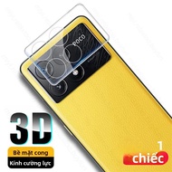 Phim Bảo Vệ Camera HD Cho Xiaomi Poco X6/X6 Pro 5G Kính Cường Lực Cong 3D Chống Xước Siêu Mỏng Trong