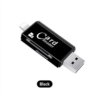 ZZOOI 3 in 1 Card Reader SD Tf Card Reader &amp; Micro SD Card Adapter for Computer iPhone iPad Android Mac Micro USB 3.0